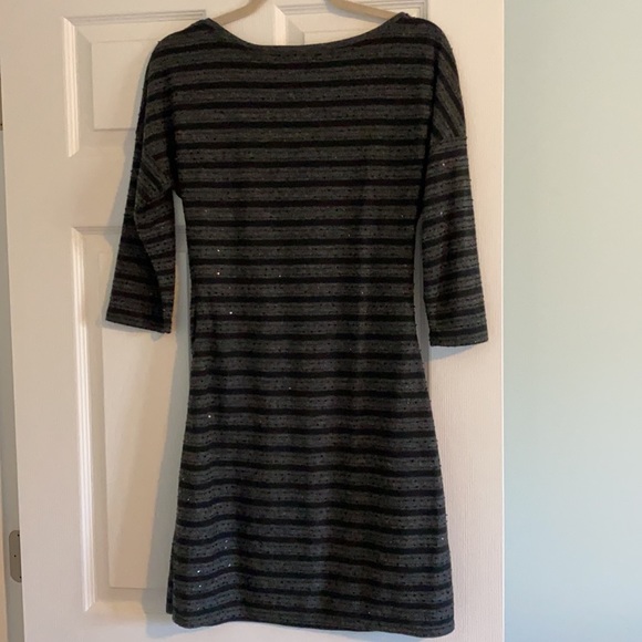 Express grey and black sequin dress-size M - Picture 4 of 5
